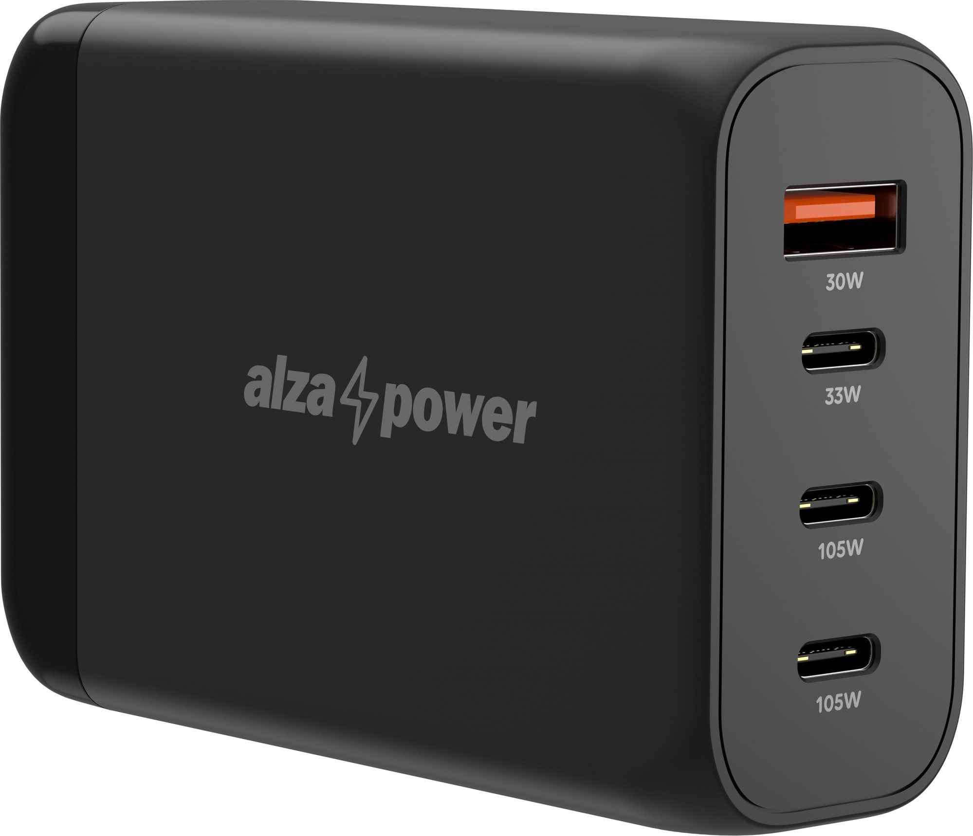 Hálózati adapter AlzaPower M420 Multicharge Power Delivery 130 W