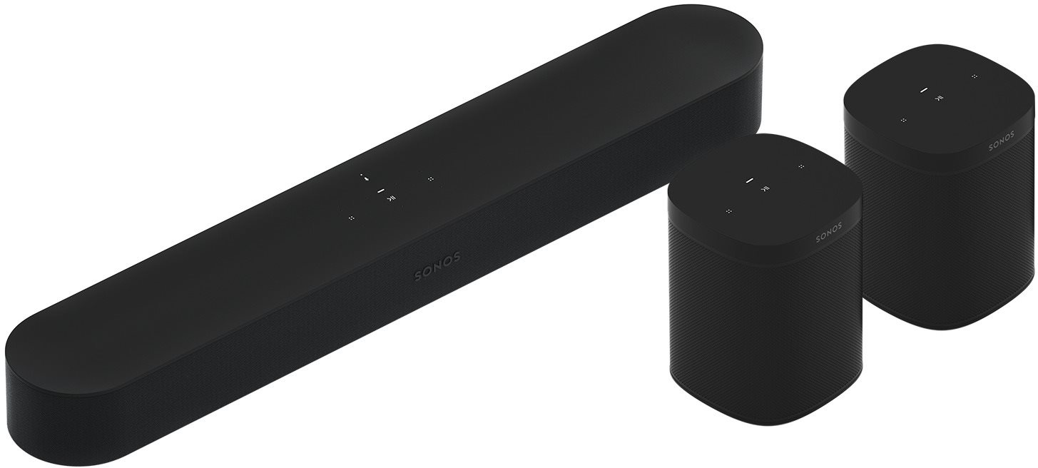 Házimozi rendszer Sonos Beam 5.0 Surround set fekete