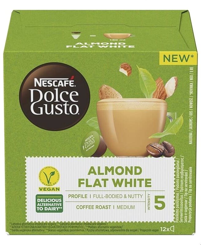 Kávékapszula NESCAFÉ® Dolce Gusto® Almond Flat White - kávé kapszula - 12 db