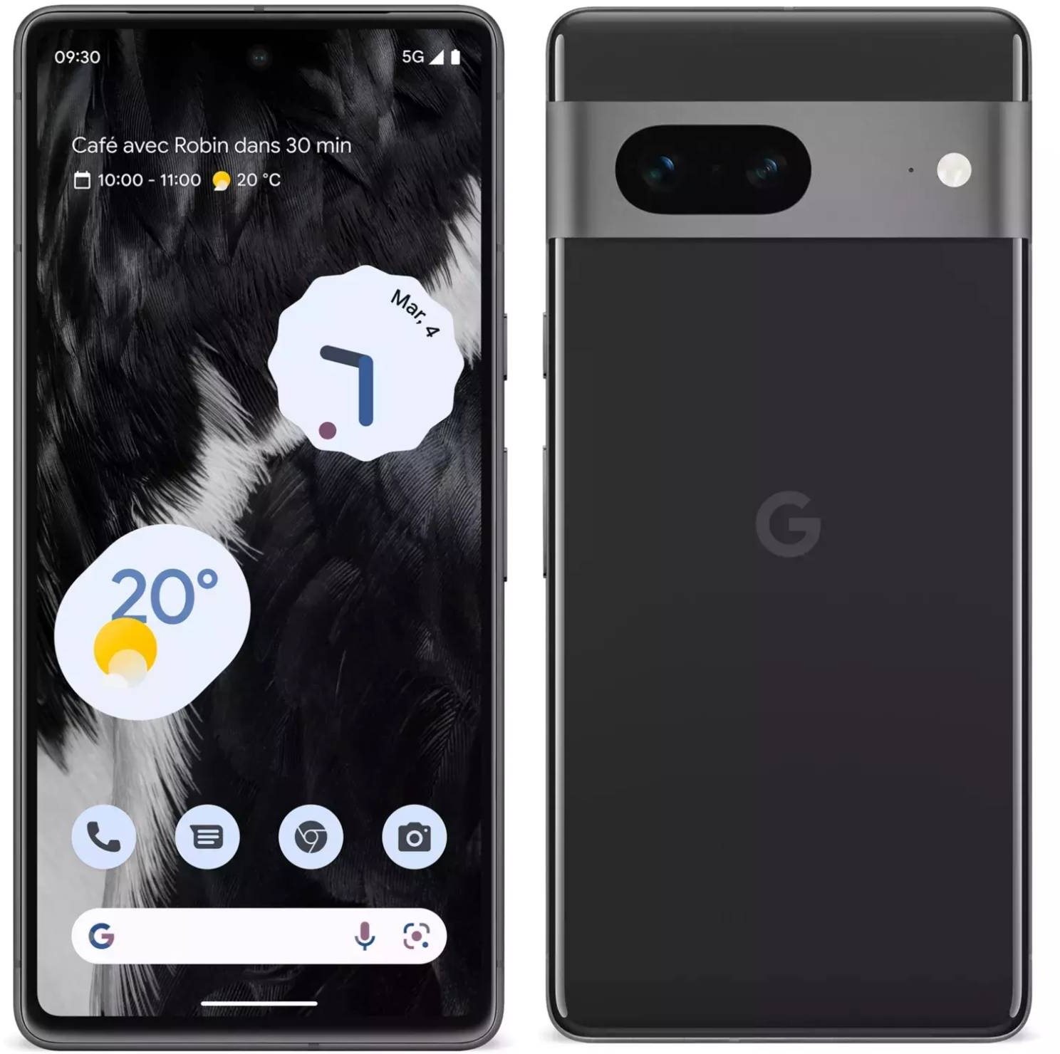 Mobiltelefon Google Pixel 7 5G 8 GB/256 GB fekete