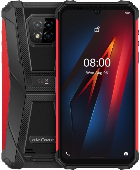 Mobiltelefon UleFone Armor 8 piros