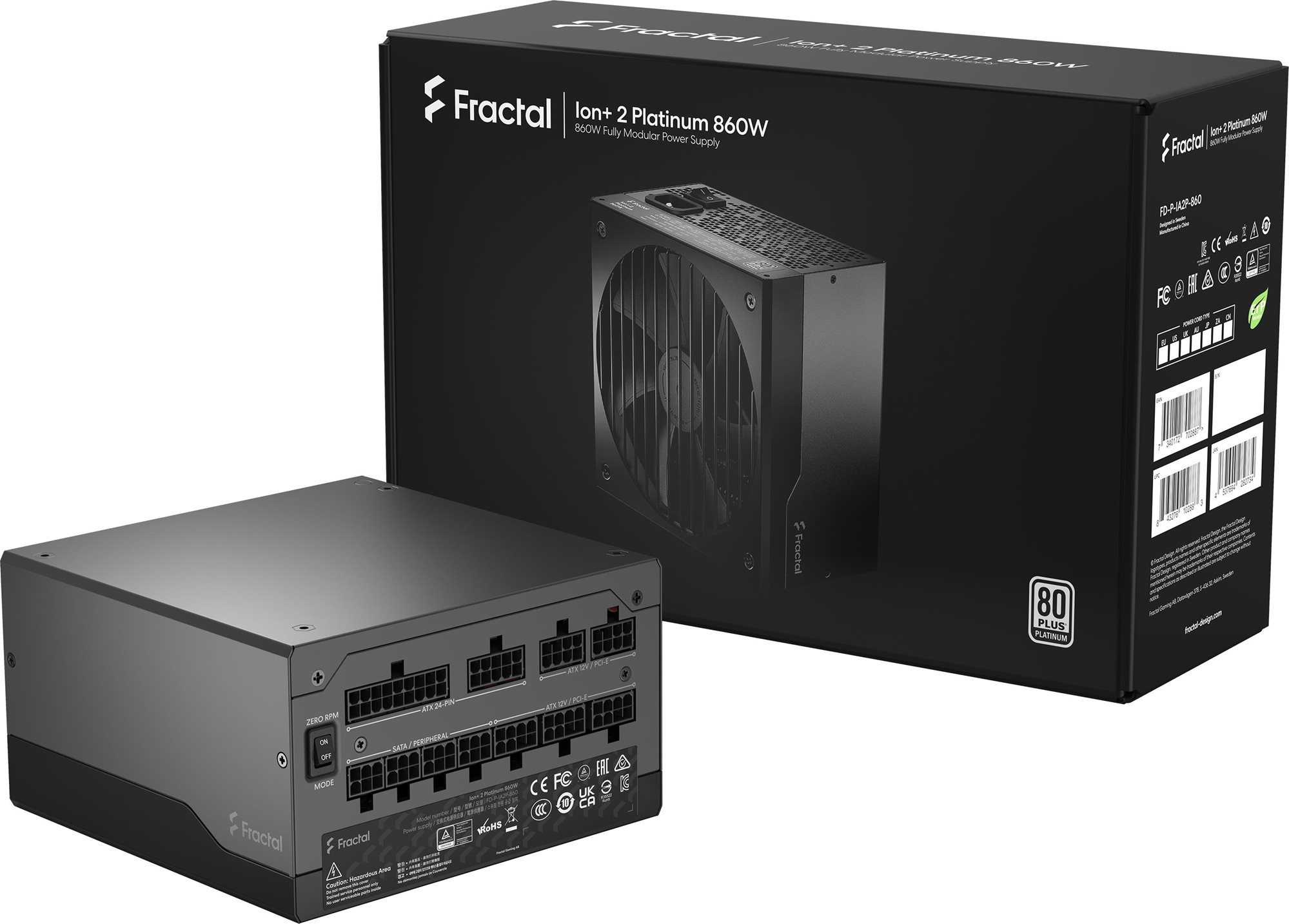 PC tápegység Fractal Design Ion+ 2 Platinum 860W