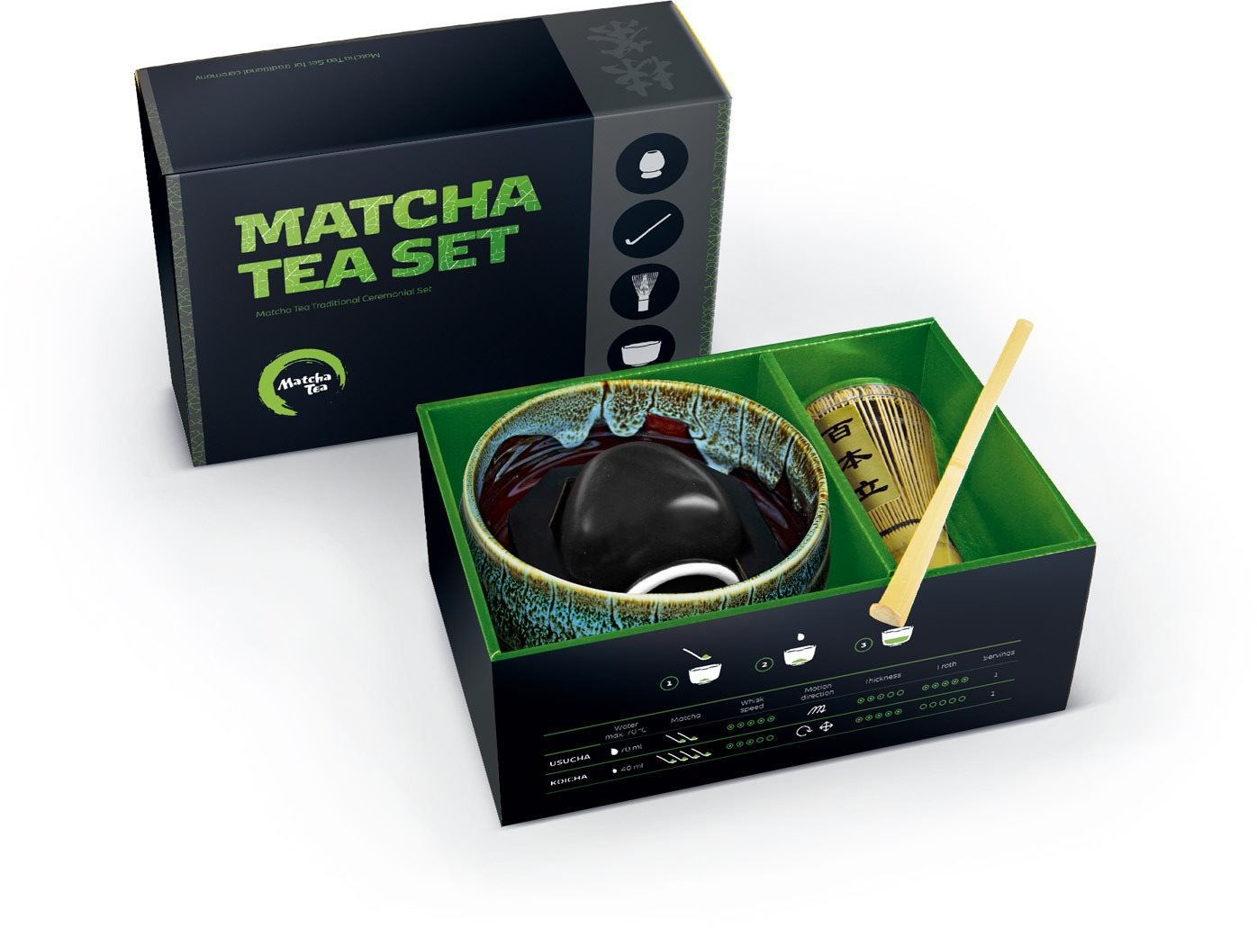 Superfood Matcha Tea Set Kaoru