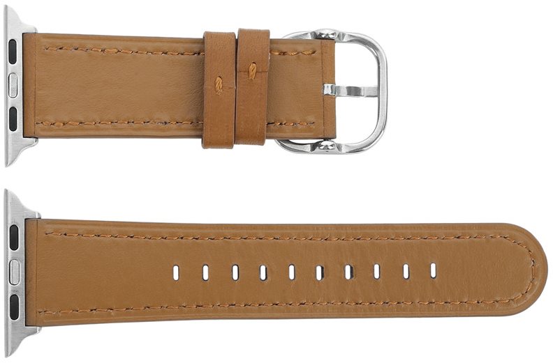 Szíj Eternico Leather az Apple Watch 38mm / 40mm / 41mm barna