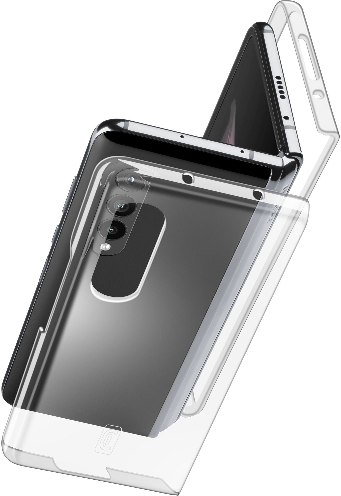 Telefon tok Cellularline Samsung Galaxy Z Fold4 átlátszó tok