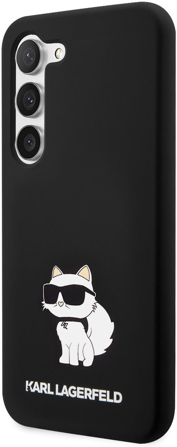 Telefon tok Karl Lagerfeld Liquid Silicone Choupette NFT hátlap Samsung Galaxy S23 készülékhez