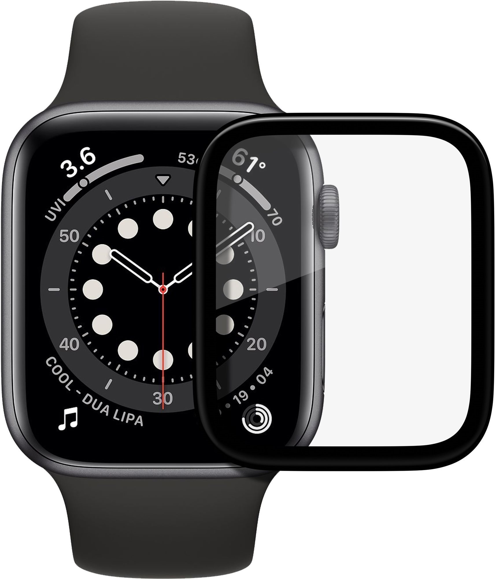 Üvegfólia AlzaGuard FlexGlass - Apple Watch 40 mm