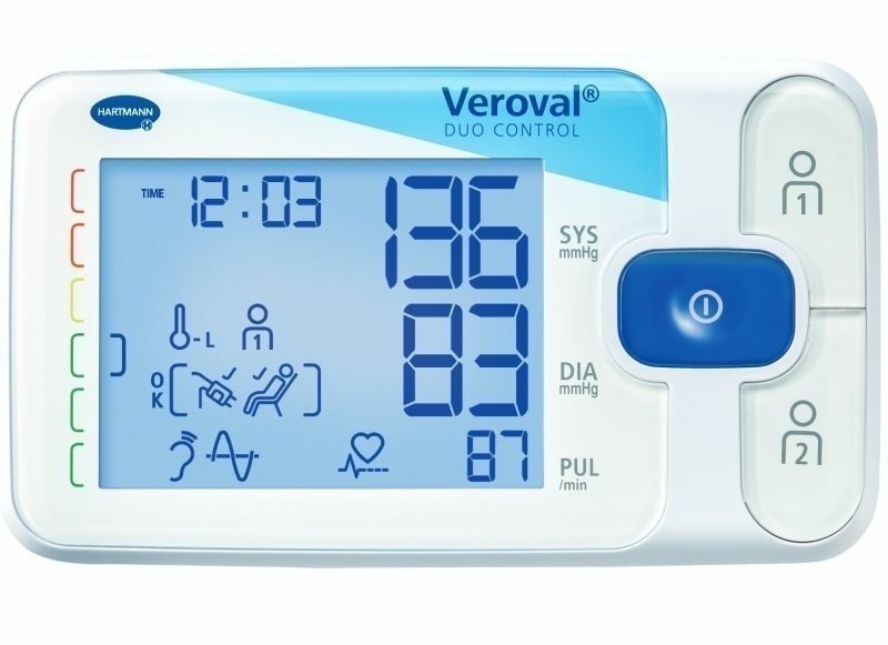 Vérnyomásmérő Hartmann Veroval® Duo Control ajándékcsomag