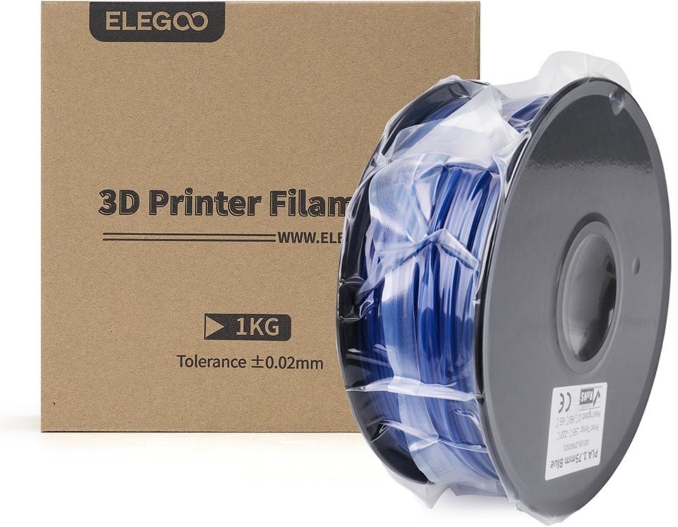 3D nyomtatószál Elegoo PLA 1kg kék