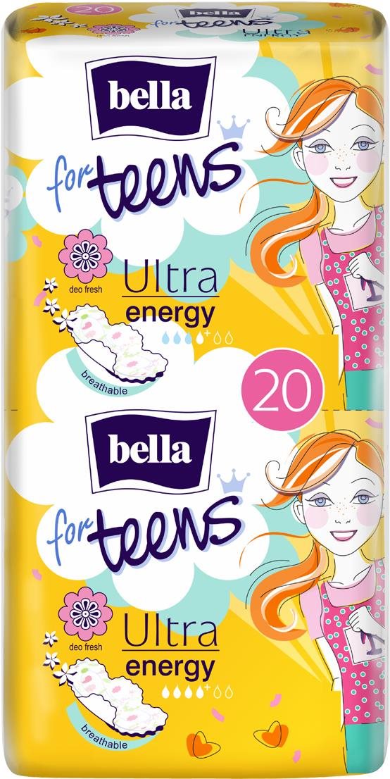 Egészségügyi betét BELLA Ultra Energy For Teens 20 db