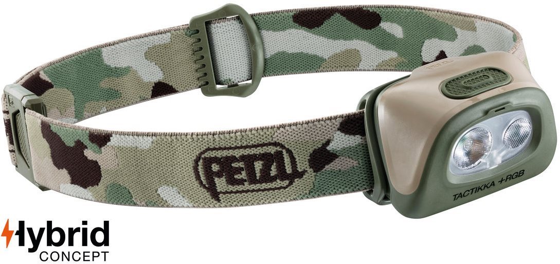 Fejlámpa Petzl Tactikka+ RGB 2019 Camo