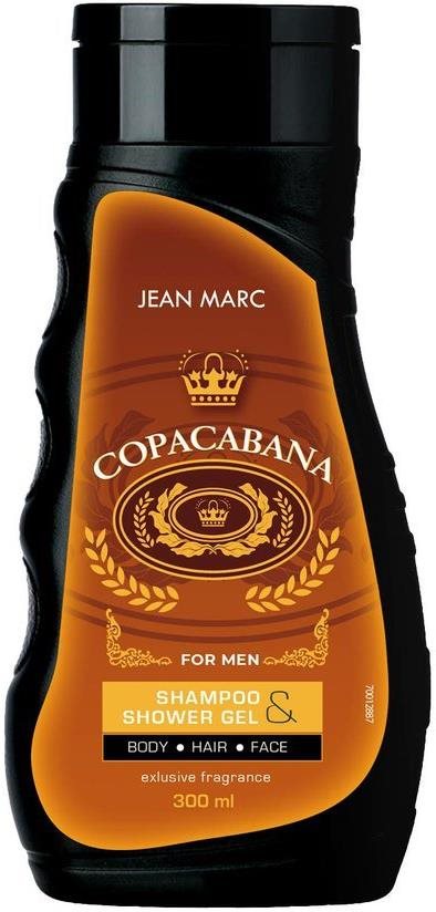 Férfi sampon JEAN MARC Férfi sampon és tusfürdő Copacabana 300 ml
