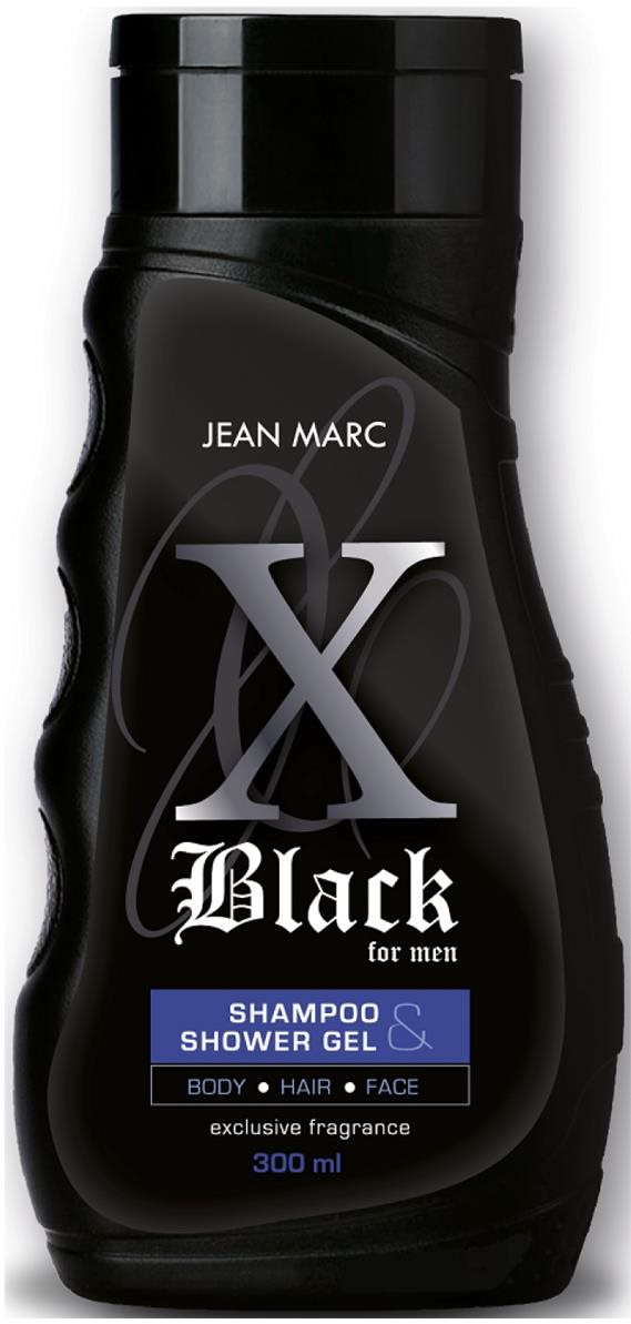 Férfi sampon JEAN MARC férfi sampon és tusfürdő X Black 300 ml