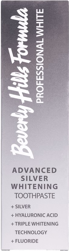 Fogkrém BEVERLY HILLS Formula Professional White Silver Whitening 100 ml