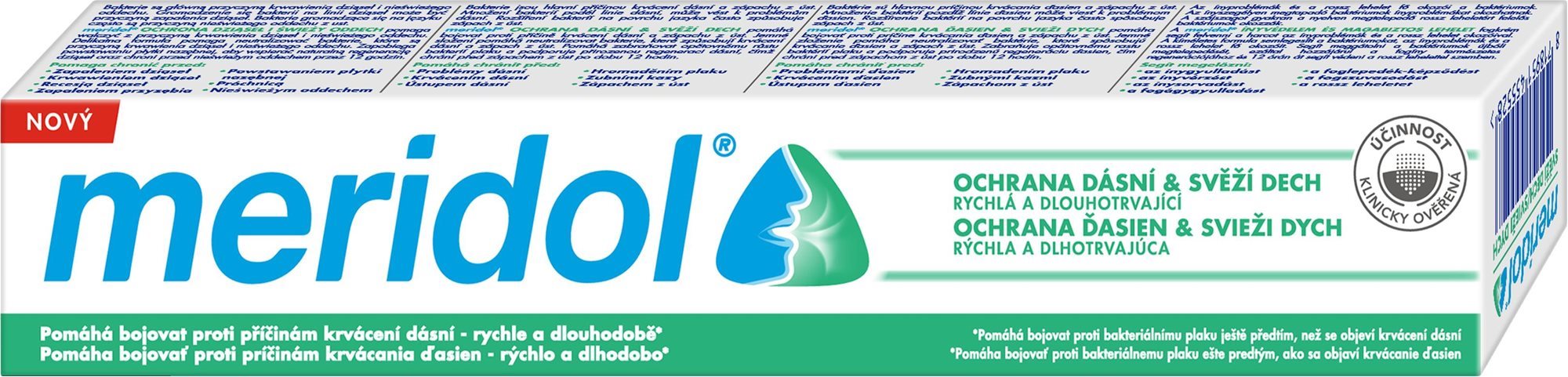 Fogkrém MERIDOL ínyvédelem és friss lehelet 75 ml