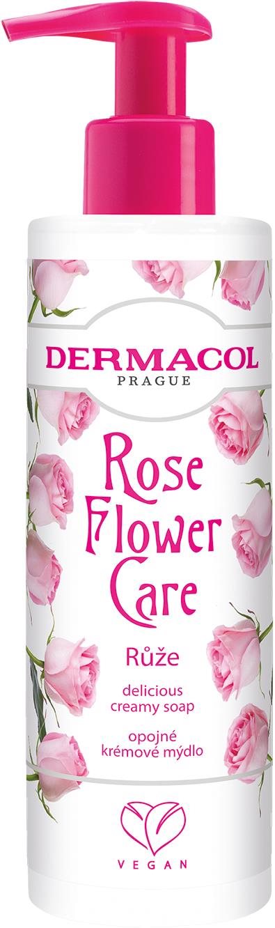 Folyékony szappan DERMACOL Flower care kézszappan Rózsa 250 ml