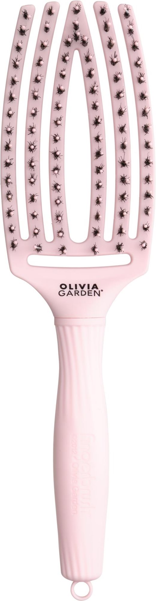 Hajkefe OLIVIA GARDEN Fingerbrush Pastel Pink Medium