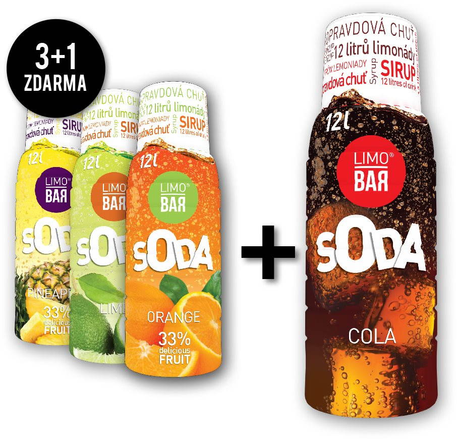 Ízesítő keverék LIMO BAR szirup - Tropic mix