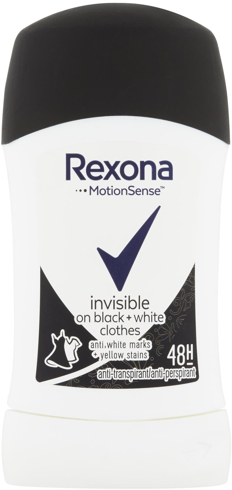 Izzadásgátló Rexona Invisible Black+White Izzadásgátló stift 40 ml