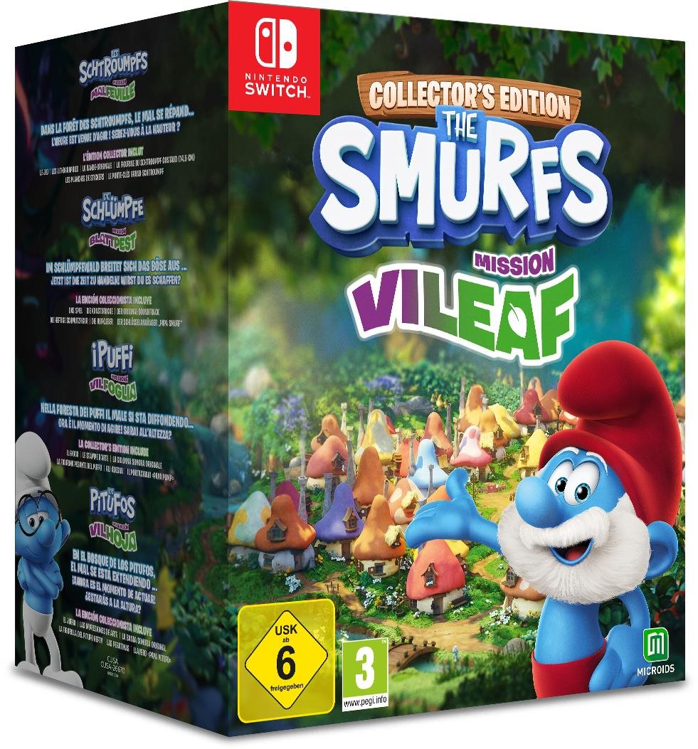 Konzol játék The Smurfs: Mission Vileaf - Collectors Edition - Nintendo Switch