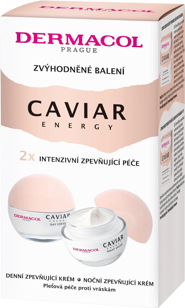 Kozmetikai szett DERMACOL Duopack Caviar Energy nappali + éjszakai krém készlet 100 ml