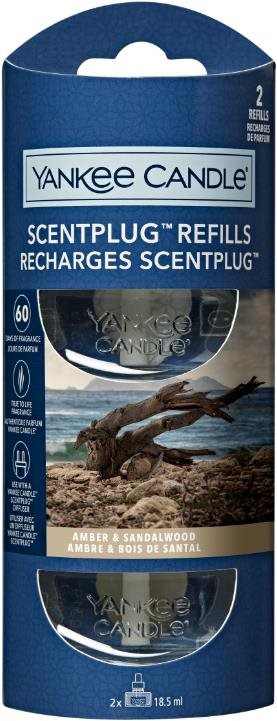 Légfrissítő YANKEE CANDLE Amber & Sandalwood utántöltő 2× 18
