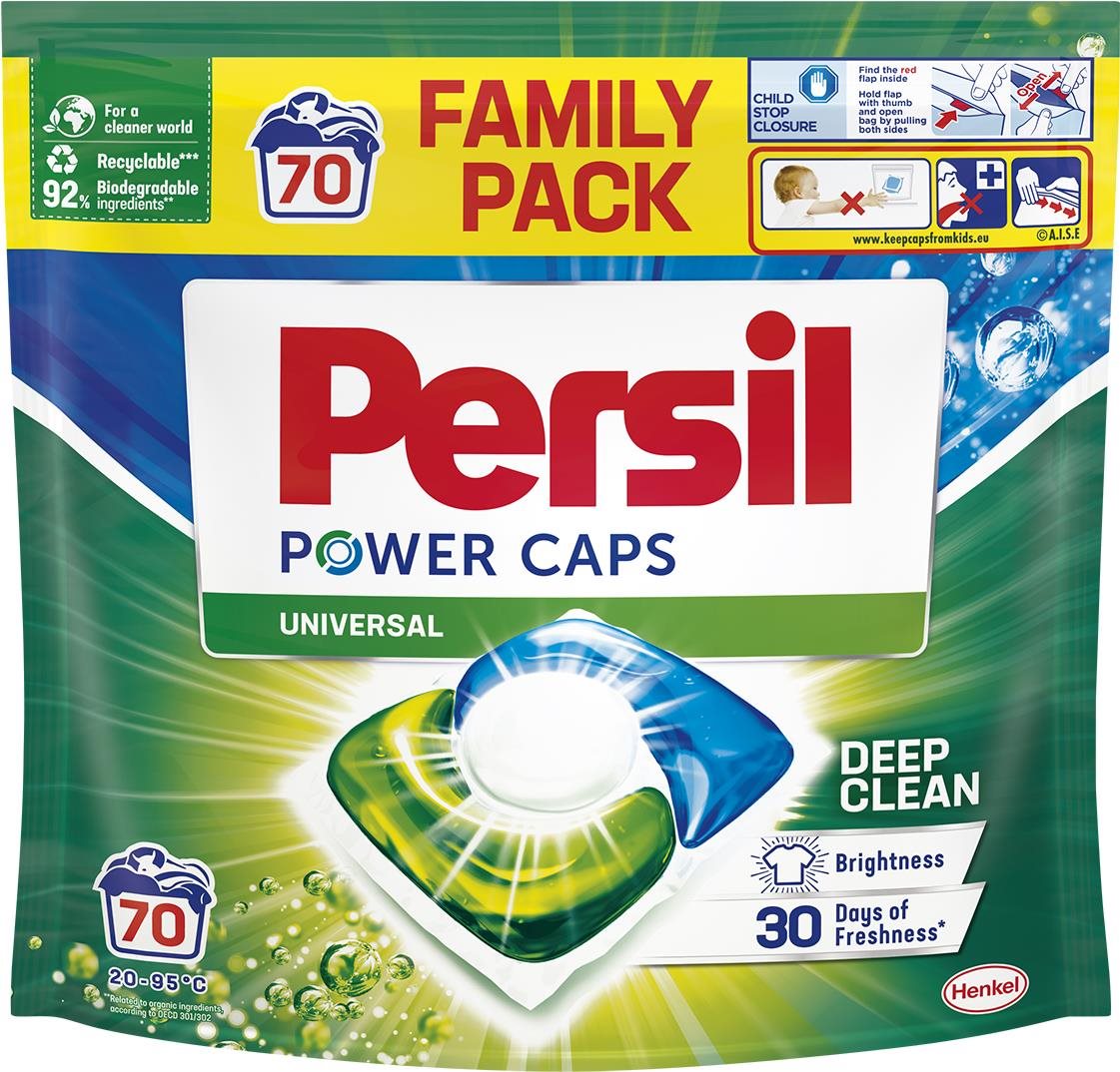 Mosókapszula PERSIL Power-Caps Deep Clean Regular Doypack 70 db