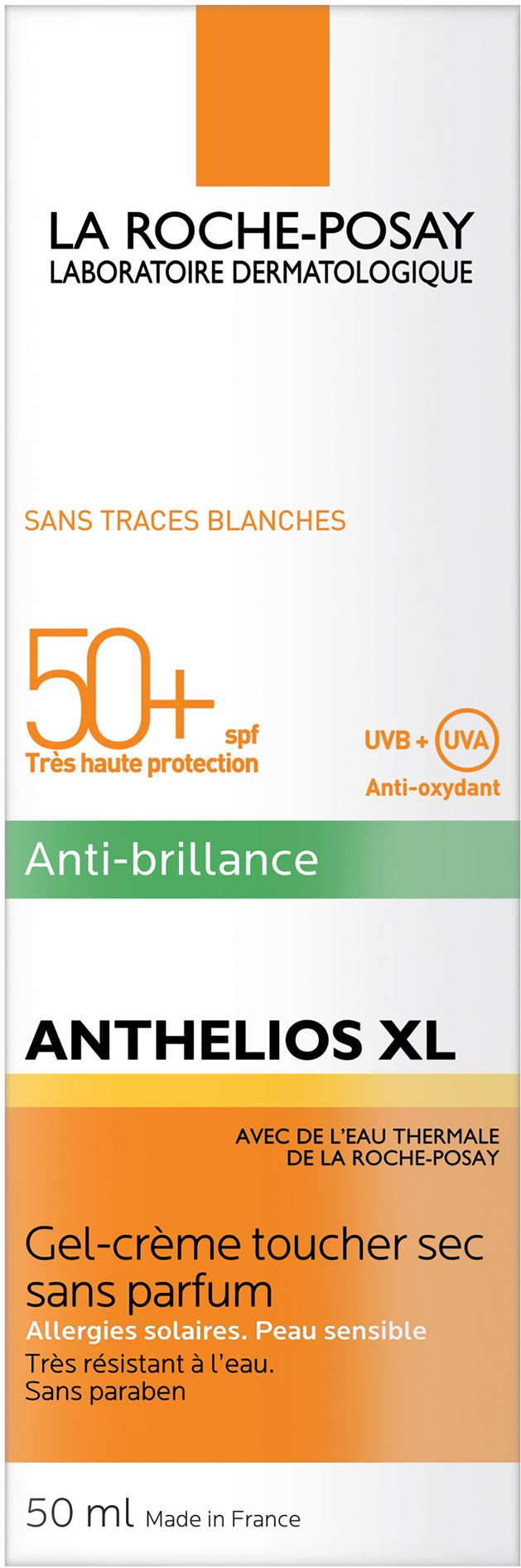 Napozókrém LA ROCHE-POSAY Anthelios XL Anti-brillance Gel Cream SPF50+ 50 ml