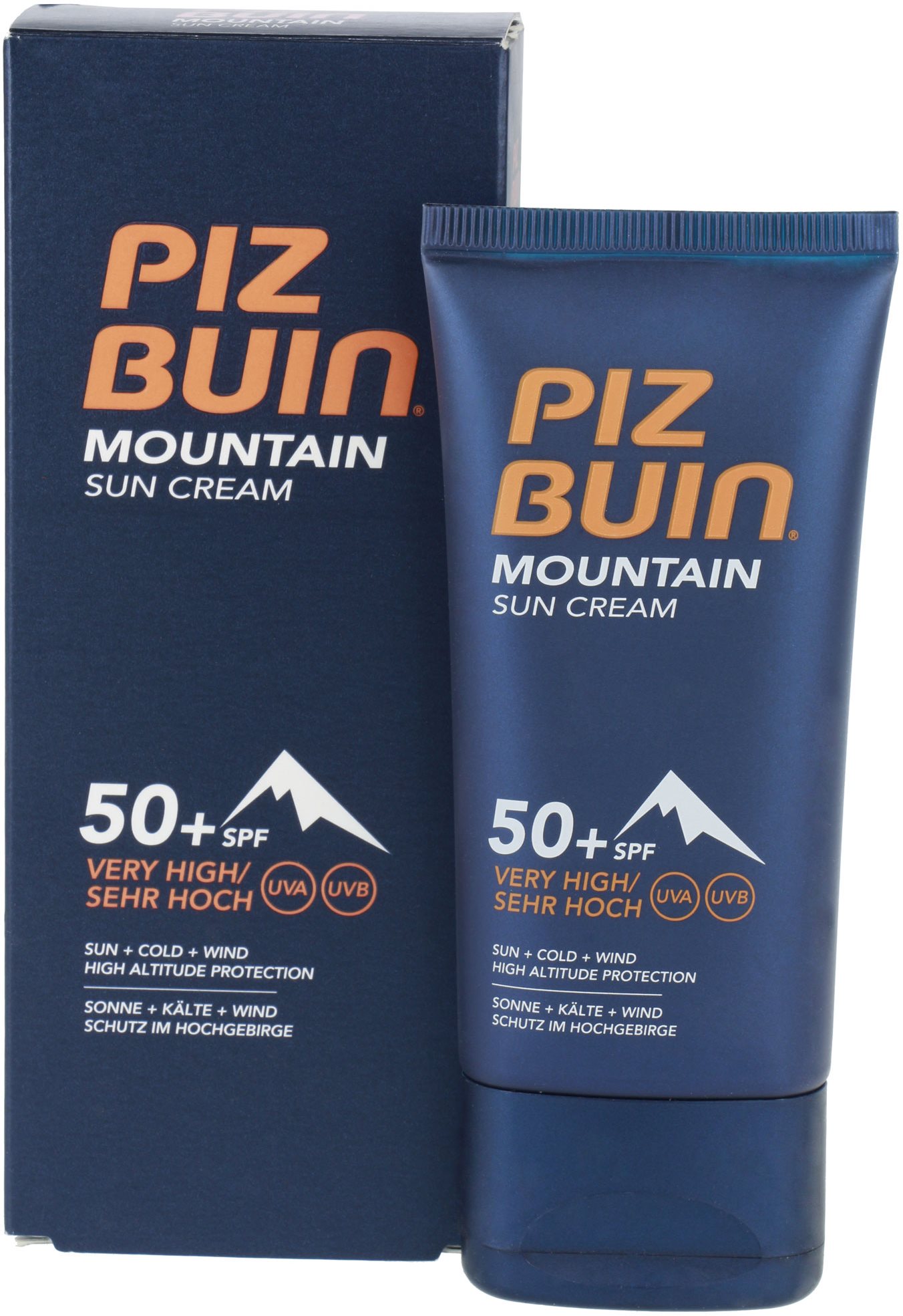 Napozókrém PIZ BUIN Mountain Sun Cream SPF50+ 50 ml