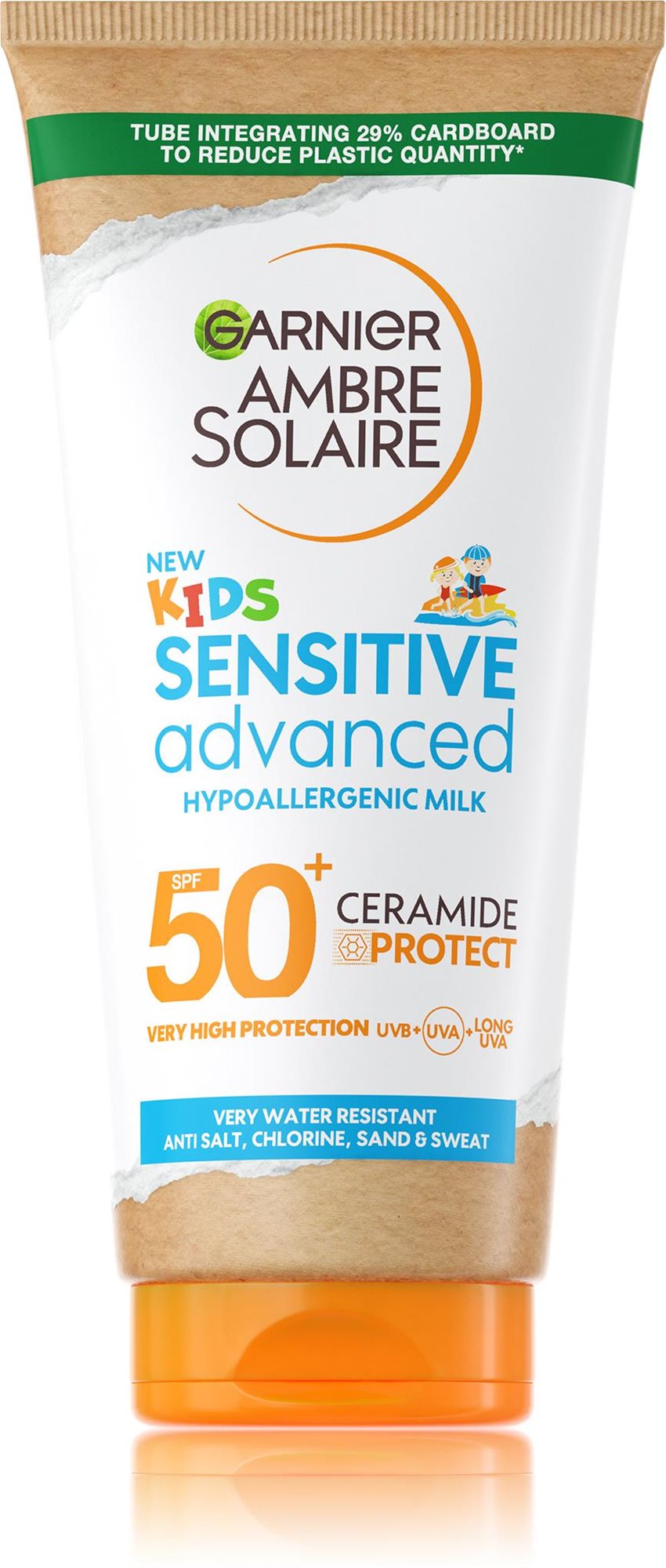 Naptej GARNIER Ambre Solaire Kids Sensitive Advanced Milk SPF 50+ 175 ml