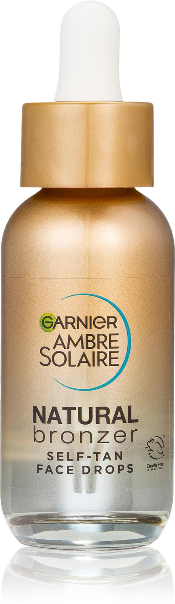 Önbarnító krém GARNIER Ambre Solaire Natural Bronzer Önbarnító cseppek arcra