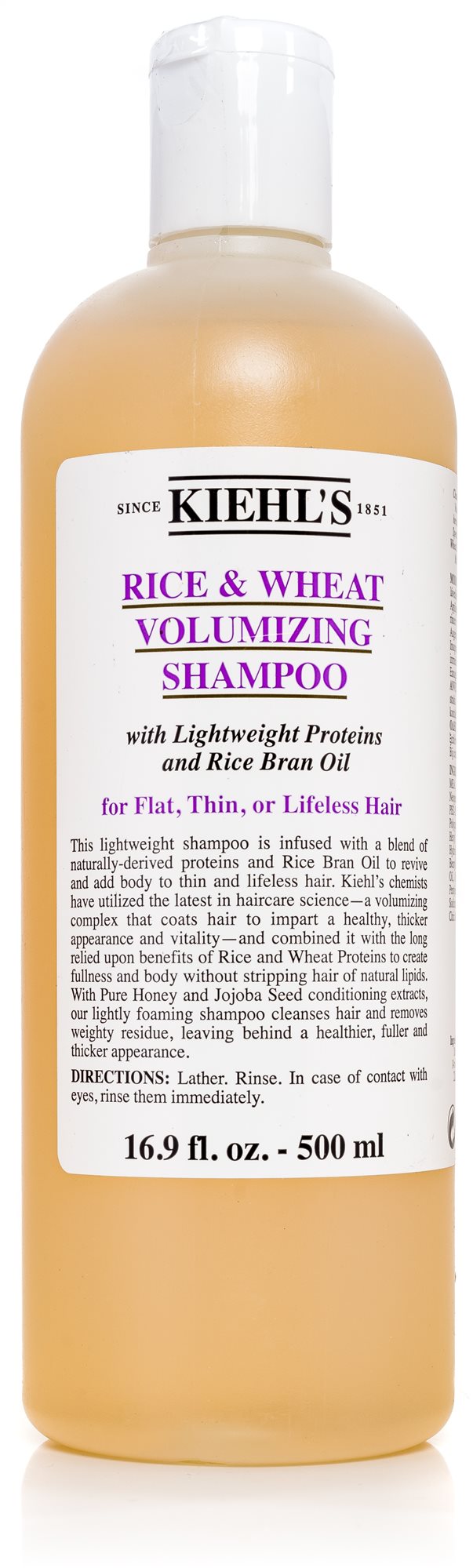 Sampon KIEHL'S Rice & Wheat Volumizing Shampoo 500 ml