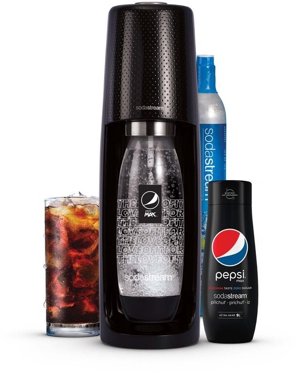 Szódakészítő SODASTREAM Spirit Black Pepsi MAX MegaPack