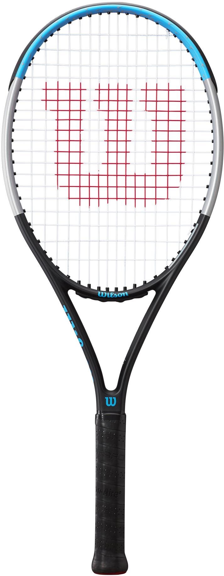 Teniszütő WILSON ULTRA POWER 100 fekete-kék-ezüst