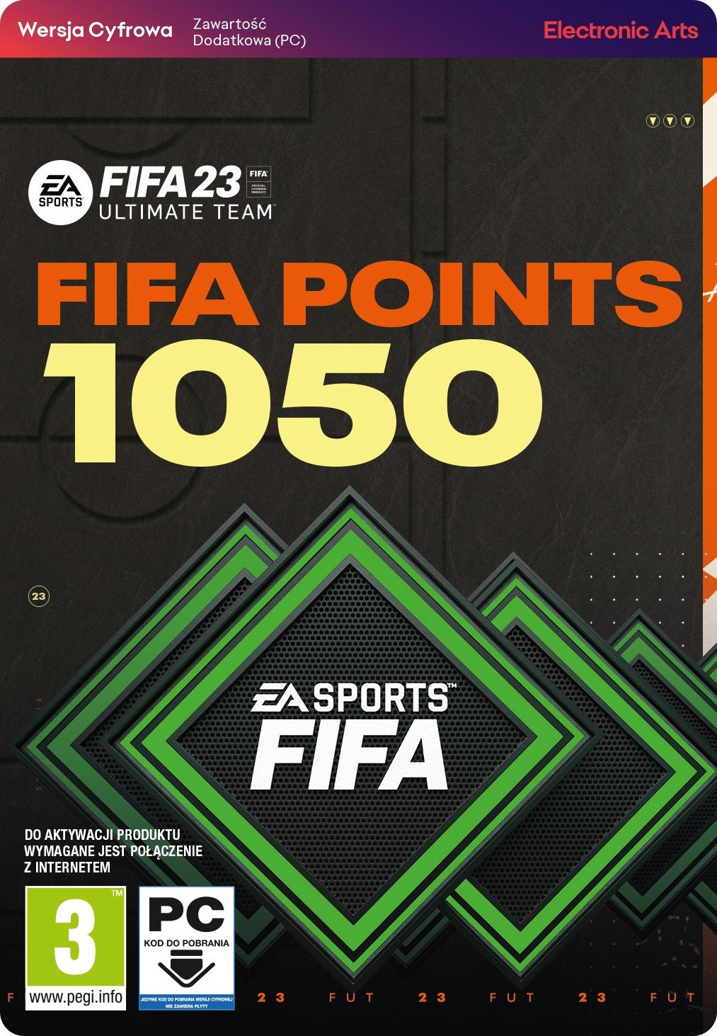 Videójáték kiegészítő FIFA 23 ULTIMATE TEAM 1050 POINTS - PC DIGITAL