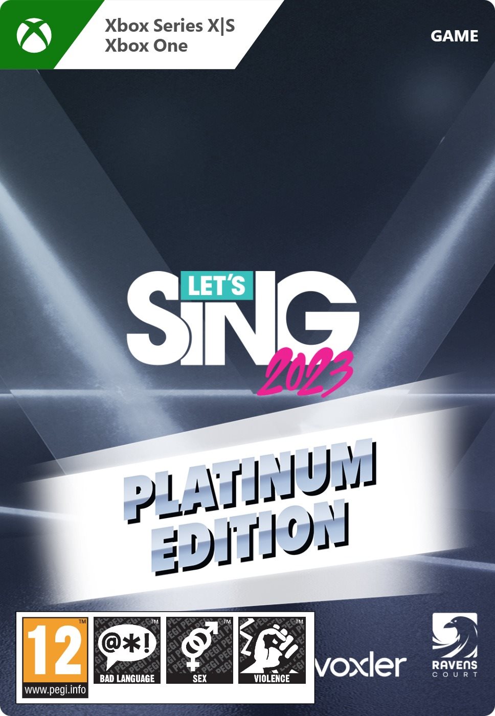 Videójáték kiegészítő Lets Sing 2023 Platinum Edition - Xbox Digital