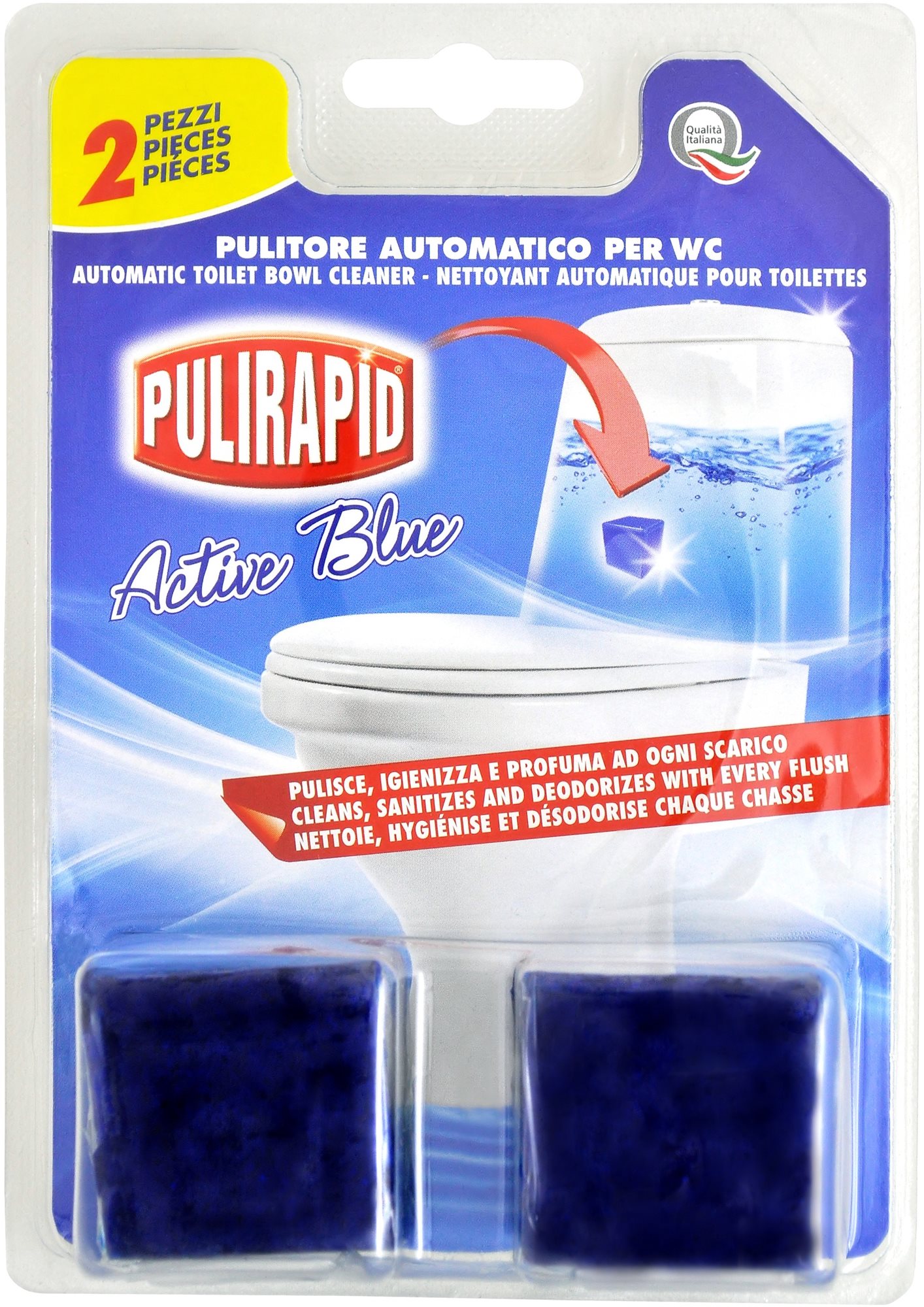 WC golyó PULIRAPID WC Active Blue 2 db