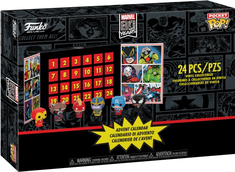 Adventi naptár Funko POP! Marvel - Adventi naptár (Pocket POP)