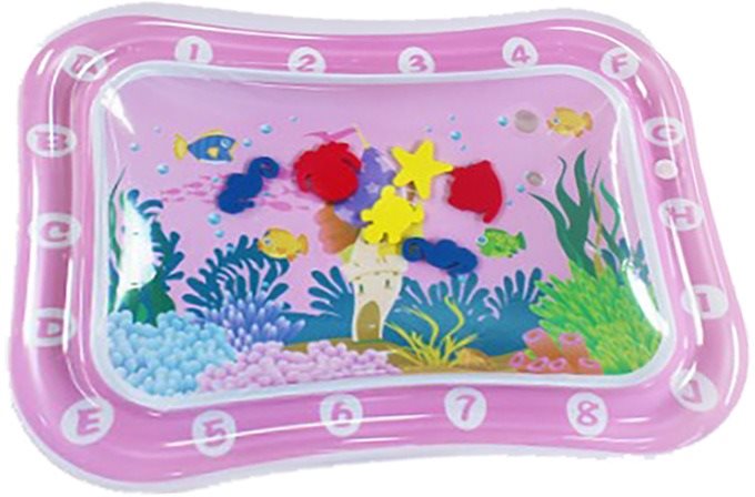 Babajáték FILLIKID Vízzel töltött alátét Óceán rózsaszín 60×45