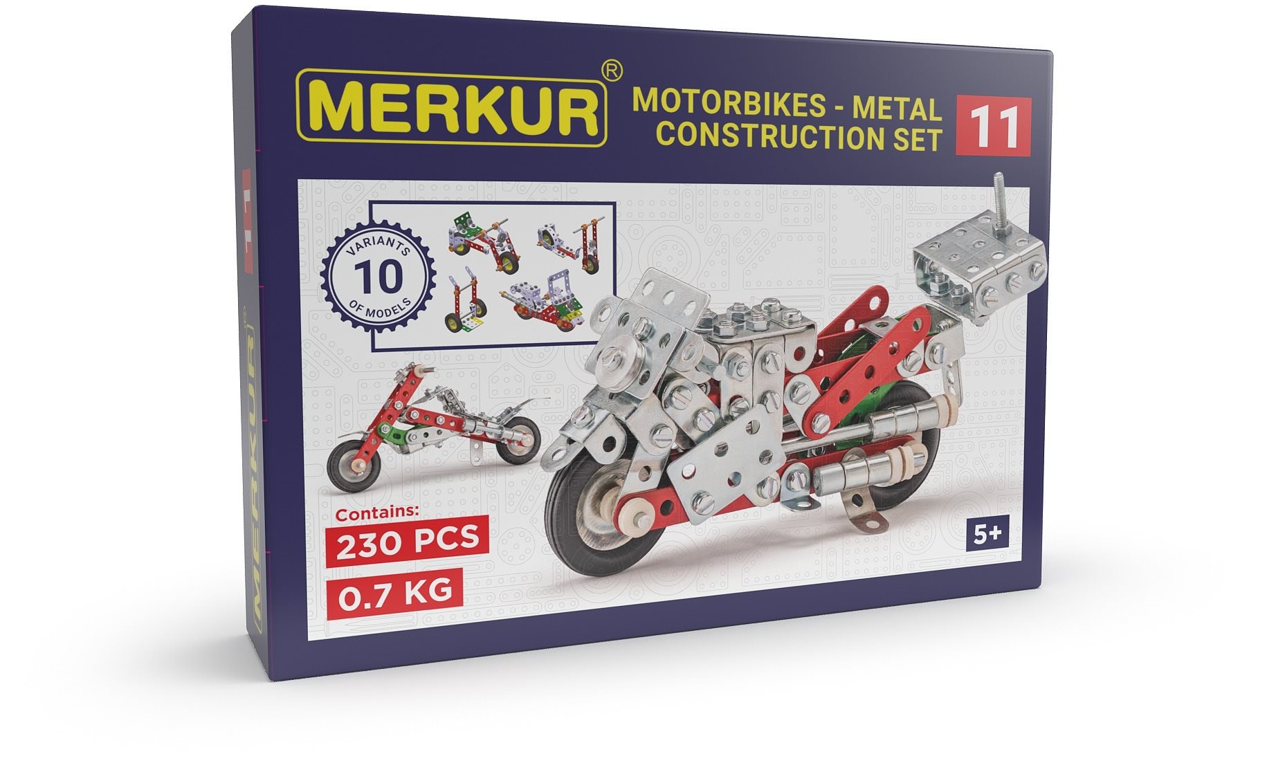 Építőjáték Merkur motorkerékpár