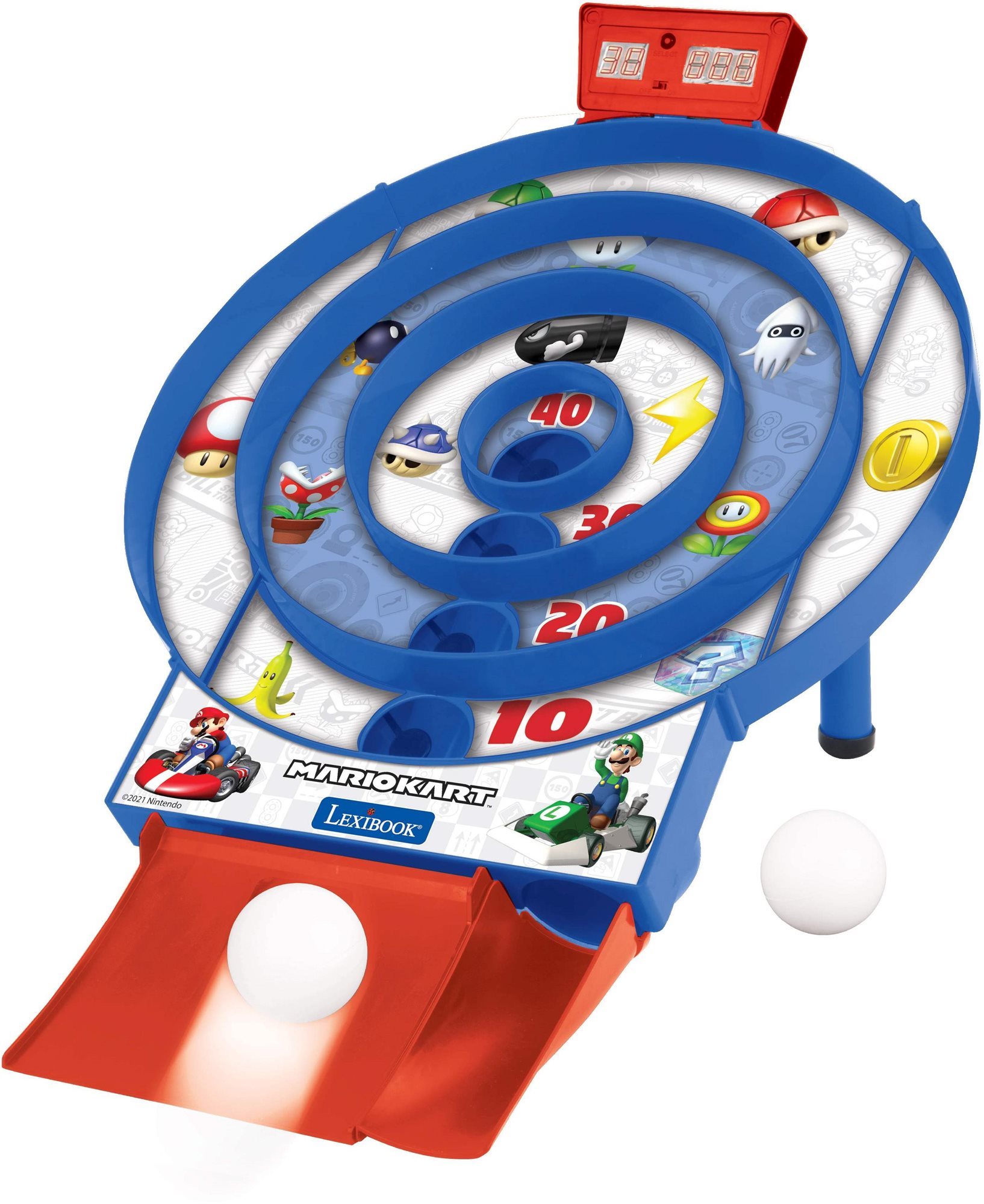 Interaktív játék Lexibook Elektronikus játék LCD kijelzővel és 2 labdával Mario Kart