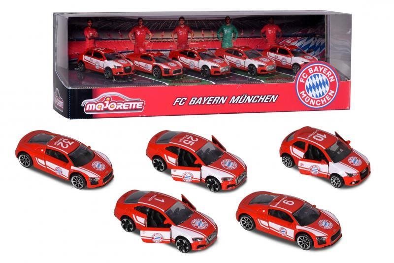 Játék autó készlet Majorette FC Bayern ajándékkészlet 5db