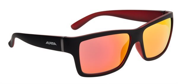 Kerékpáros szemüveg Alpina Kacey fekete matt-vörös