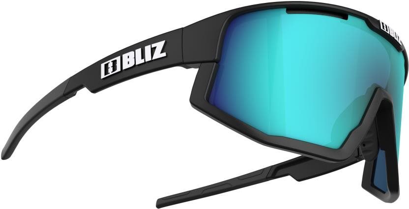 Kerékpáros szemüveg Bliz FUSION Matt Black Smoke w Blue multi Cat.3