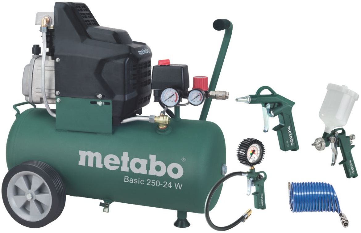 Kompresszor Metabo Basic 250-24 W + LPZ 4 készlet