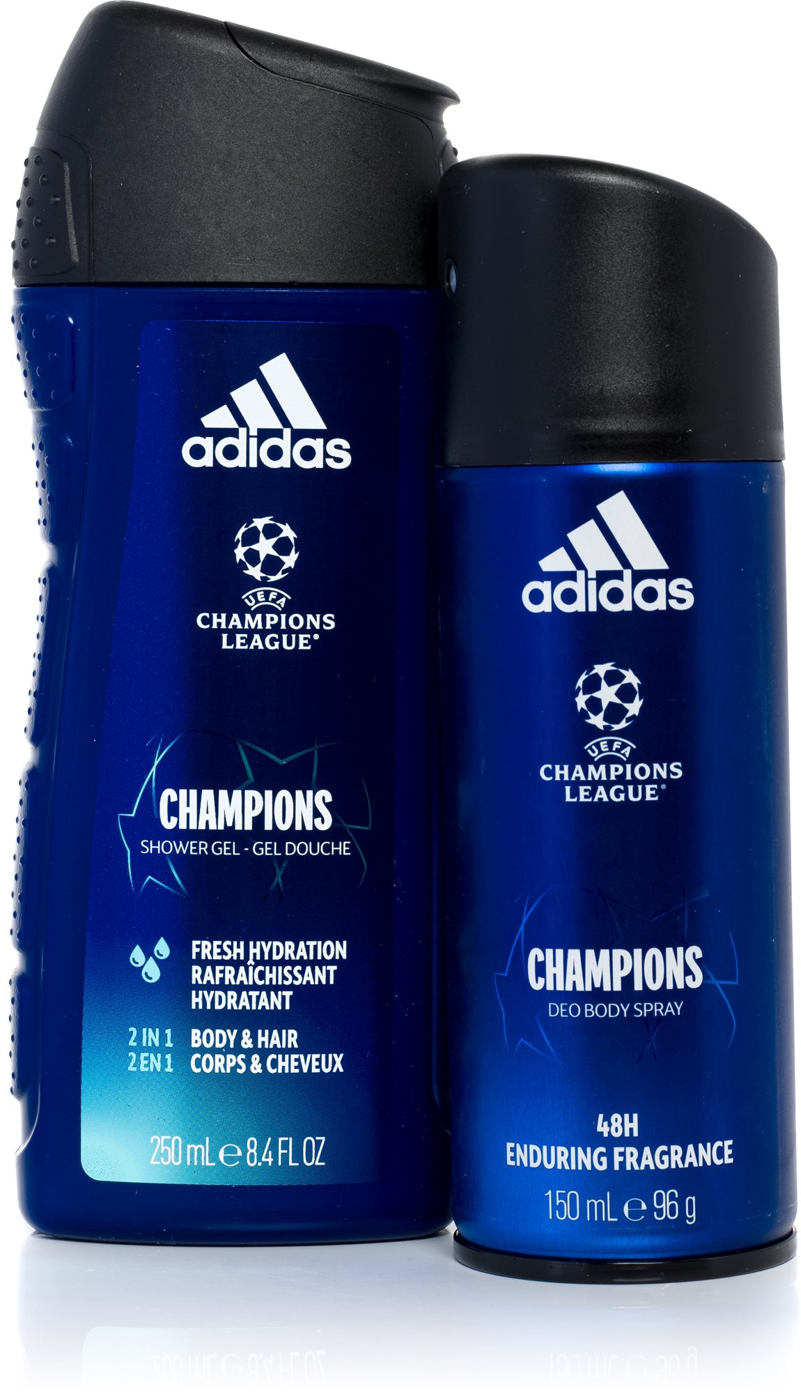 Kozmetikai ajándékcsomag ADIDAS UEFA VIII BS Szett 400 ml