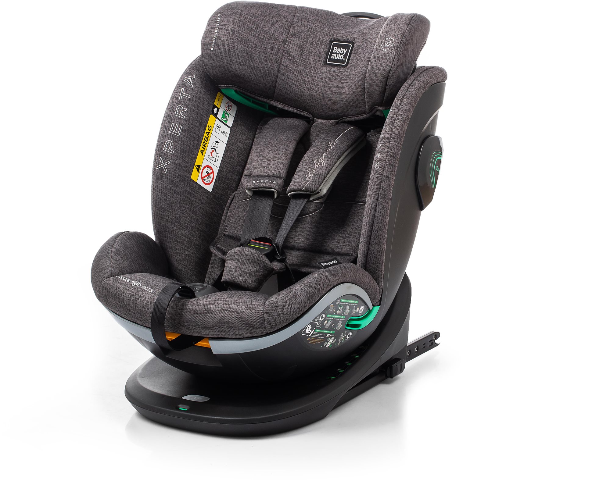 Autosedačka BabyAuto XPERTA i-Size 40-150 Grey Dobby