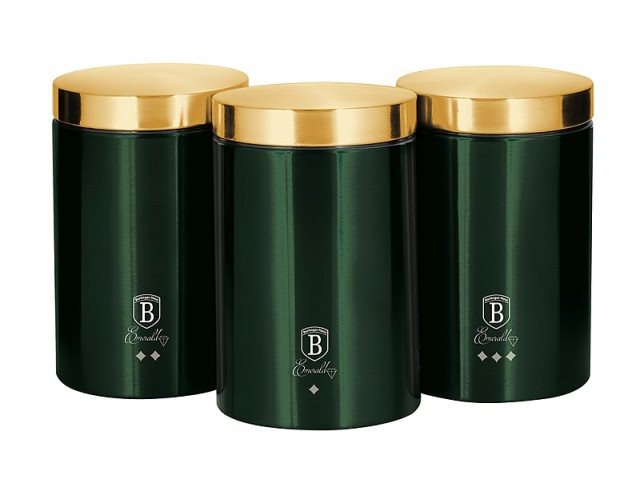Ételtároló doboz szett BerlingerHaus Emerald Collection 3 darabos készlet