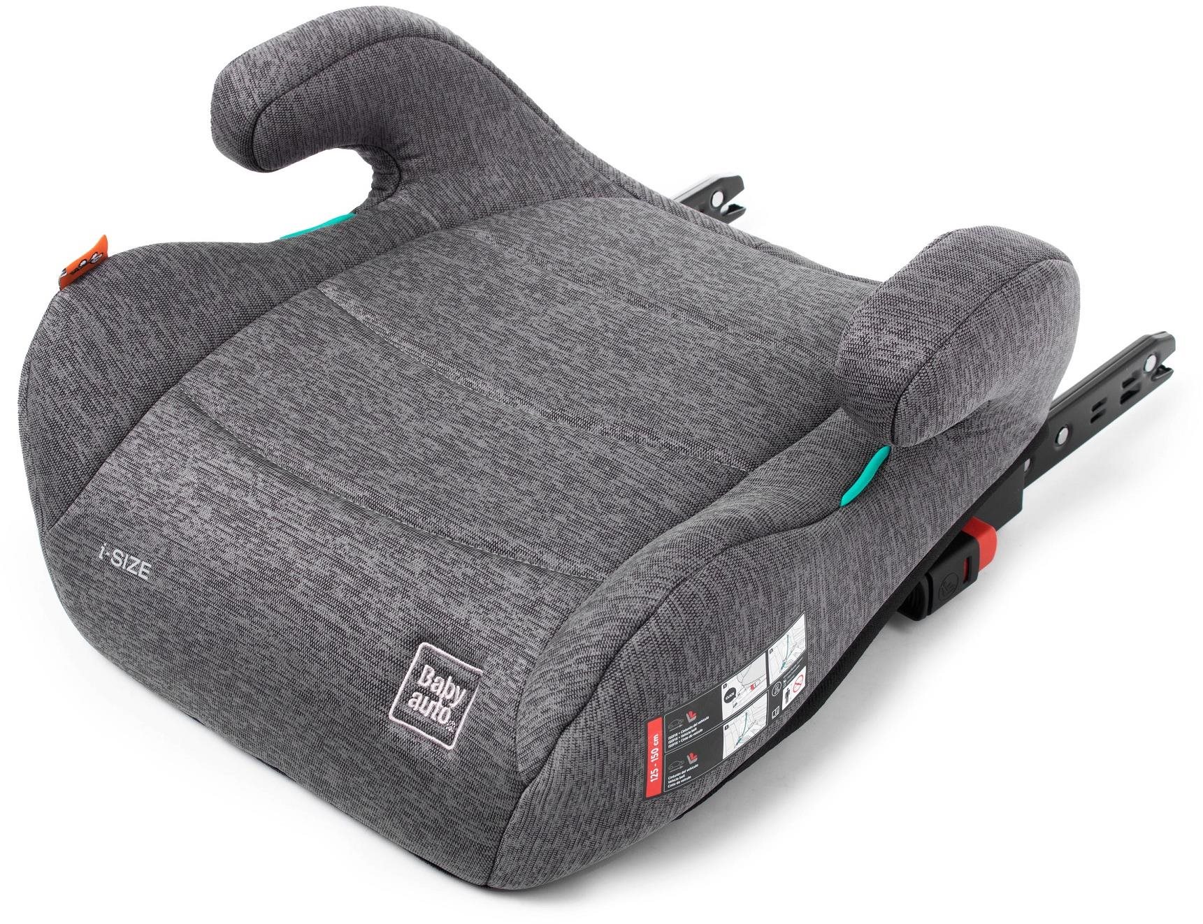 Ülésmagasító BabyAuto NAUNA i-size 125-150 dobby grey