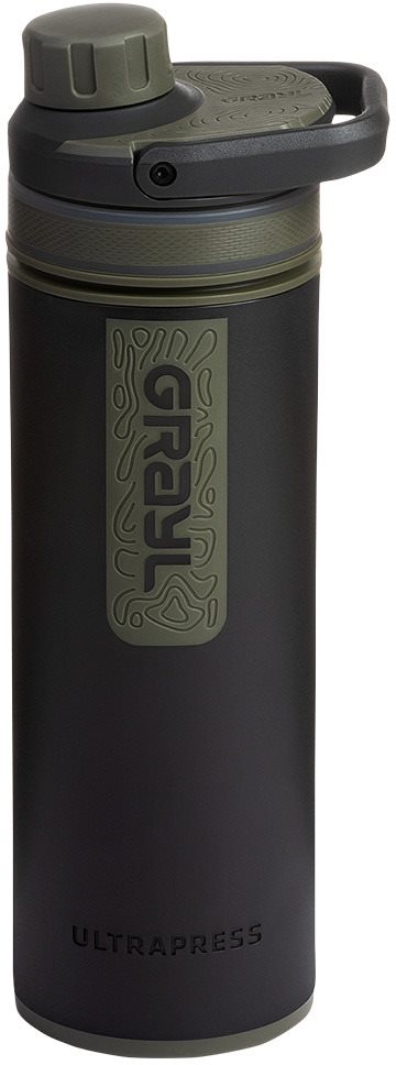 Vízszűrő palack GRAYL® UltraPress® Purifier Bottle Camp Black